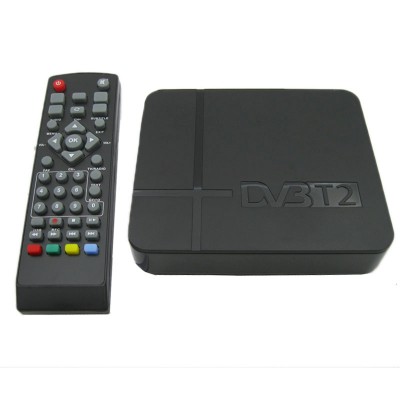 Cotier K2 Mini přijímač HD DVB-T2 Set Top Box, podpora USB / HDMI / MPEG4 / H.264, černá