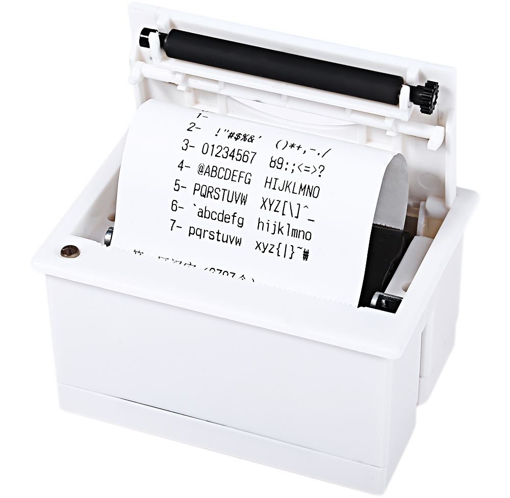 GOOJPRT GOOJPRT QR204 58mm Mini pokladní EET tiskárna, bílá