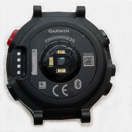 Pouzdro-zadní kryt s nabíjecím portem pro Garmin Forerunner 235, červená